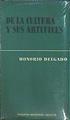 De La Cultura Y Sus Artífices | 44382 | Delgado Honorio