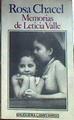 Memorias de Leticia Valle | 187957 | Chacel, Rosa