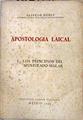 Apostología Laical 1 Los principios del apostolado seglar | 143851 | Bonet, Alberto
