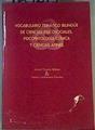 Vocabulario temático bilingüe de ciencias psicosociales, psicopatología clínica y ciencias afines - | 163275 | Franco Bilbao, Javier/Lamborena Elordui, Nerea