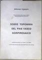 Sobre toponimia del País Vasco norpirenaico | 183242 | Irigoyen, Alfonso