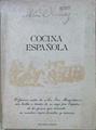 Cocina española | 153357 | Dumas, Alexandre/Alejandro