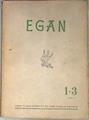 Egan 1963 suplemento de literatura Boletin de la Real Sociedad Vascongada de Amigos del Pais N° 1-3 | 171591 | Julio de Urquijo, Redacción Seminario de Filología Vasca