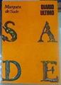 Diario último | 155819 | Sade, Donatien François marques de/Lasaga Medina, José