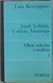 Obras Selectas E Inéditas 1 | 61810 | Berenguer Luís