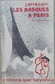 Les Basques a Paris Etude Sociologique | 149375 | Errezain, J