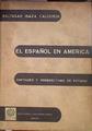 El español en América enfoque y perspectivas de estudio | 184119 | Baltasar Isaza Calderón