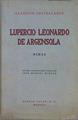 Rimas | 148785 | Lupercio Leonardo de Argensola/edición introducción y notas, Jose Manuel Blecua