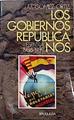 Los Gobiernos republicanos España 1936-1939 | 143062 | Martí Gómez, José