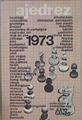Ajedrez 1973 | 148663 | Ganzo Mediavilla Selección y comentarios, Julio