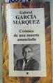 Crónica De Una Muerte Anunciada | 160340 | García Márquez, Gabriel