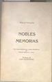 Nobles memorias | 183257 | Manuel Sanguily