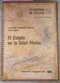 El Estado en la Edad Media | 74799 | Mena Segarra, Enrique