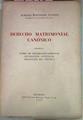 Derecho Matrimonial Canónico Tomo II Forma De Celebración Efectos Separación Conyugal | 54331 | Bernárdez Cantón Alberto