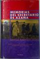 Memorias Del Secretario De Azaña | 8991 | Martinez Saura Santo