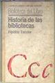 Historia de las bibliotecas | 185205 | Escolar Sobrino, Hipólito