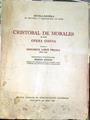 Cristóbal de Morales. Opera omnia Vol I Missarum Liber Primus | 143784 | Transcripción y estudio de Higinio Anglés