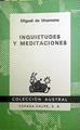 Inquietudes y meditaciones | 118279 | Unamuno, Miguel de