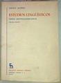 Estudios lingüísticos. Temas hispanoamericanos ( tercera edición ) | 157241 | Alonso, Amado