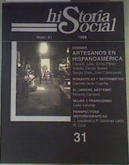 Historia Social. Núm 31. 1998 | 161317 | Javier Paniagua/José A. Piqueras