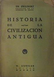 Historia de la Civilización antigua | 137669 | Zielinski, Theodor