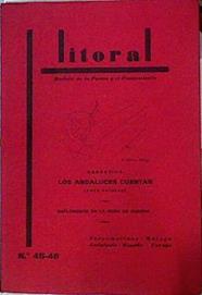 Litoral Revista De La Poesía Y El Pensamiento Nº 45-46 Narrativa. Los andaluces cuentan (11 relatos) | 142612 | vvaa