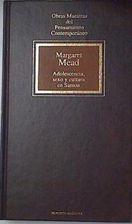 Adolescencia sexo y cultura en Samoa | 72857 | Mead, Margaret