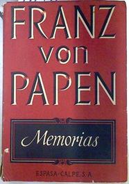 Memorias | 71025 | von Papen, Franz