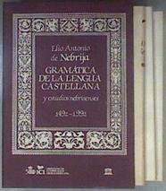 Gramática de la lengua Castellana FASCIMIL de 3 tomos | 180827 | Nebrija, Antonio de