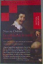 La Utilidad de lo Inútil | 160388 | Ordine, Nuccio