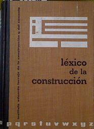 Léxico de la construcción | 128780 | V.A.