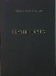 Sentido Común | 60398 | Arregui Y Sabarte Pedro