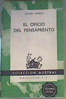 El oficio del pensamiento | 168823 | Julián Marías
