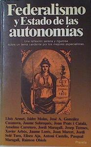 Federalismo y estado de las autonomías | 94306 | VVAA