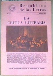 La crítica literaria | 171860 | Soler (dir), Andrés