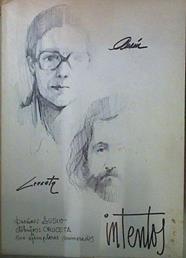 INTENTOS. Poesías Ausín. Dibujos Cruceta. 500 ejemplares numerados. | 153582 | Dibujos Cruceta, Poesías Ausín