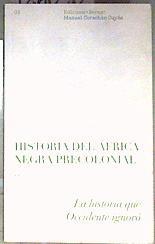 Historia del Africa negra precolonial | 186090 | Corachan Cuyas, Manuel