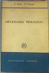 Diccionario Teolólico | 119783 | Karl Rahner/Herbert Vorgrimler4/Versión de Ramón de Aretio