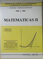 Matemáticas 2 Pruebas acceso a la universidad y olimpiadas matematicas.Cuestiones y problemas resuel | 122980 | Martínez Losada, Angel/F. Hernandez Aina/F. Lorenzo Miranda