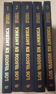 Los Vascos En America 5 Tomos | 27256 | De Ispizua Segundo