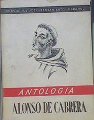 Antología Alonso De Cabrera | 51413 | Vivanco, Luis Felipe