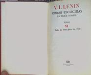 Obras Escogidas en doce tomos Tomo VI Julio de 1916 Julio de 1917 | 153656 | LENIN Vladimir Ilich Ulianov