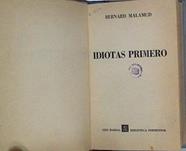 Idiotas Primero | 63111 | Malamud Bernard