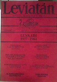 Leviatán Revista de hechos e ideas Euskadi 1977-1984 | 187096 | VVAA