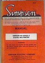 Simpson 464 Series 2 Digital Multimeter | 169807 | Simpson Electric Company