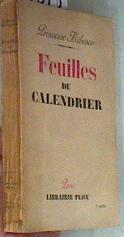 Feuilles de calendrier | 175895 | BIBESCO (Princesse)
