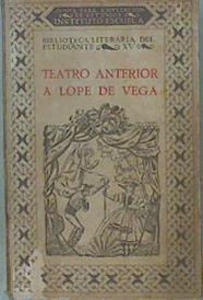 Teatro Anterior A Lope De Vega | 57270 | Lomba Y Pedraja (Sel.)