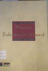 Manex Erdozaintzi Etxart XX mendeko poesia kaierak | 168535 | Erdozainzi-Etxart, Manex