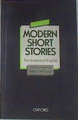 Modern short stories For students of English | 171581 | Taylor, Peter J. W.