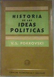 Historia de las ideas políticas | 184649 | Pokrovski, V. S.